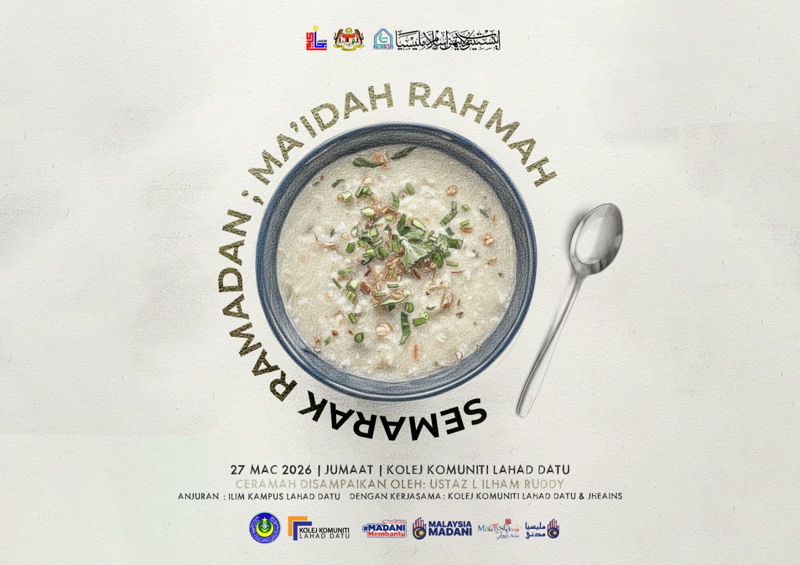 Banner Kursus Semarak Ramadan 1.0: Ma’idah Rahmah